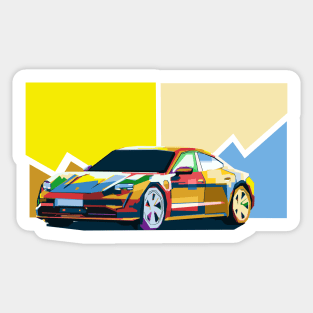 Porsche Taycan Sticker